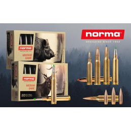 Norma 300 win. Short Mag. ORYX BONDED 165 grs 10.7 g Boite 20 cps