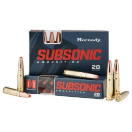 Hornady .300 Blackout subsonic 12,3g  190GR SUB-X Boite de 20cps