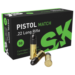 22 LR SK Pistol 40grs  Boite de 50 cps