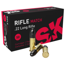 SK Kal. 22 LR Rifle 40grs - Box mit 50 Patronen