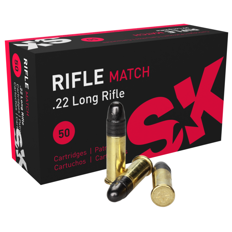 22 LR SK Rifle 40grs Boite de 50 cps