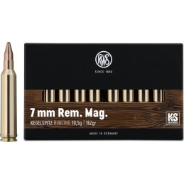 RWS Kal. 7mm Rem Mag Kegelspitz 10.5g / 162grs - Box mit 20 Patronen