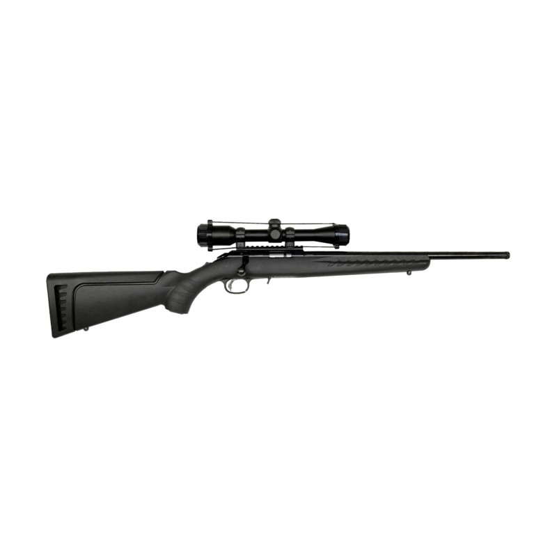 Ruger American Rimfire, 22.LR, 18", MT 1/2"-28, 10 cps- Swiss Edition- avec lunette