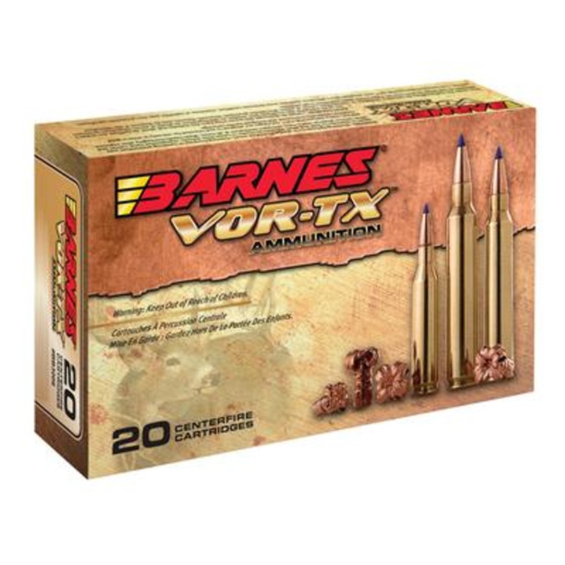 Barnes .300WSM, TTSX BT cal. 165 gr VOR-TX, sans plomb, Boite de 20