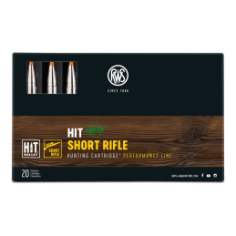 RWS Kal.30-06 HIT Short Rifle 10,7 g / 165 grs - Box mit 20 Patronen