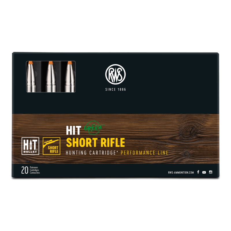 RWS .30-06 HIT Short Rifle 10,7 g / 165 gr - Boite de 20 cps