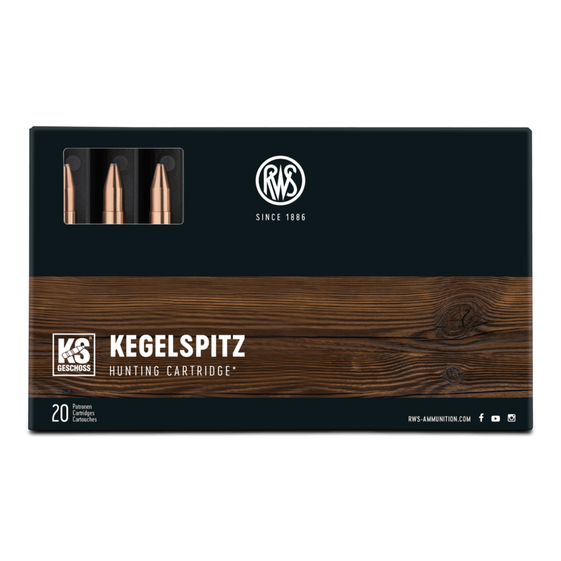 RWS Kal. 6.5x65 R RWS Kegelspitz 8.2 - Box mit 20 Patronen