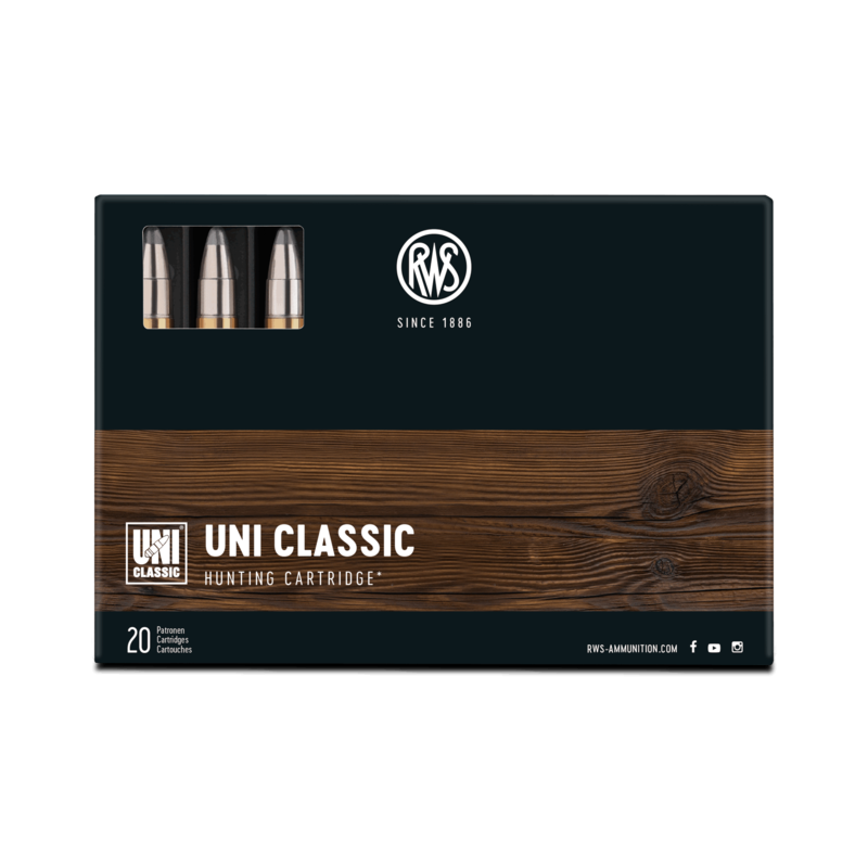 RWS 9.3x74 R UNI Classic 19 g - Boite 20 cps