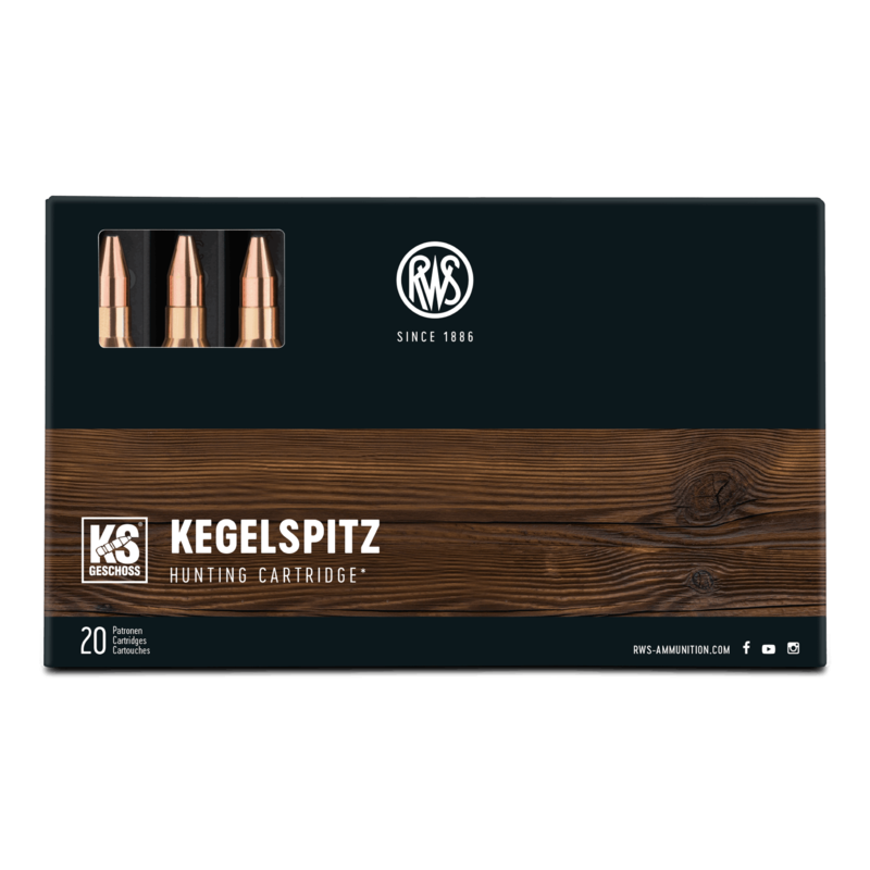 RWS Kal.300 Win Mag Kegelspitz 10.7 g / 165 grs - Box mit 20 patronen