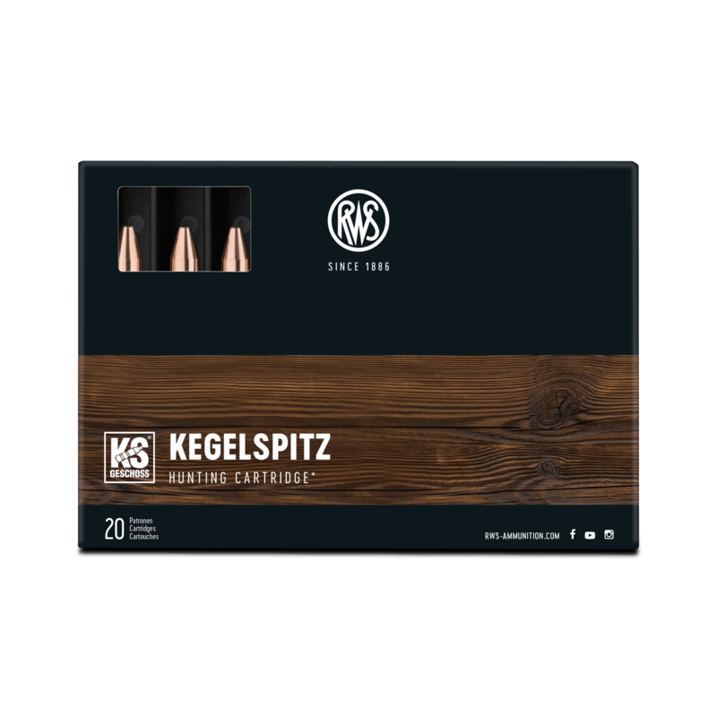 RWS 8x68 S Kegelspitz 11.7 g/ 180gr - Boite de 20 cps