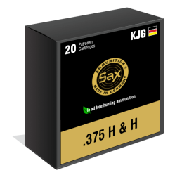 SAX 375 H&H KGJ- SR 10 g / 155 grs - Box mit 20 Patronen