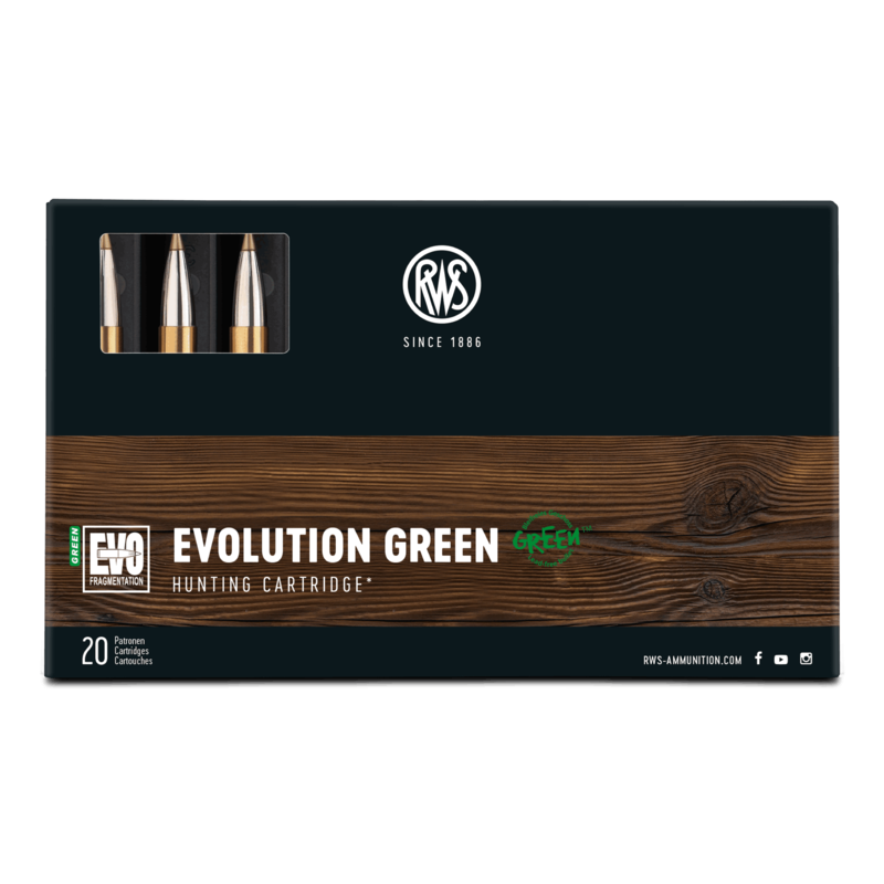 RWS Kal. 7x64 EVO Green 8.2 g - Box mit 20 Patronen