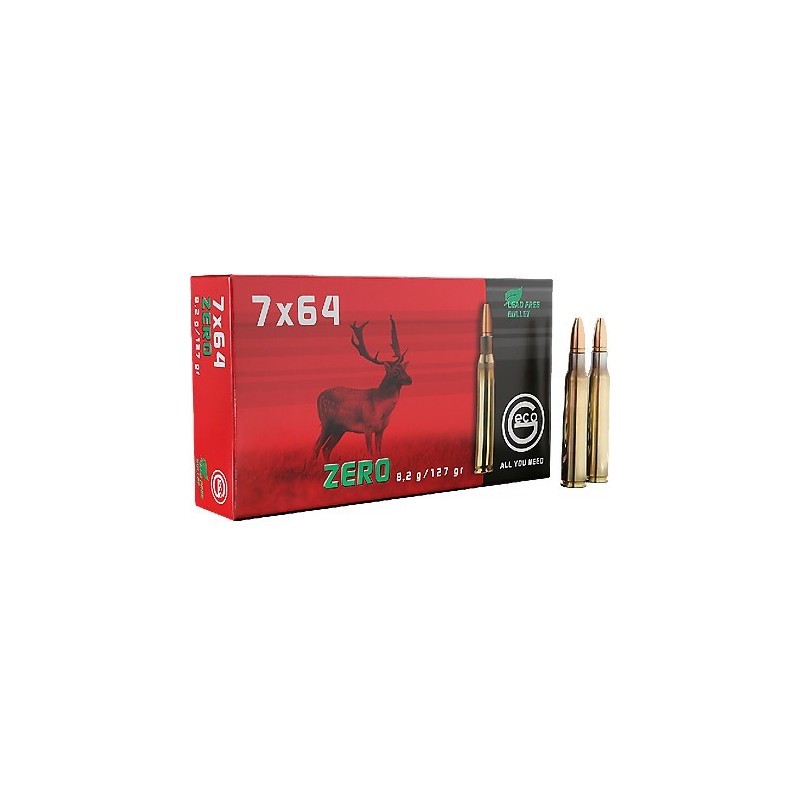 GECO cal. 7x64 ZERO  8.2g/127gr - Boite de 20 Cps