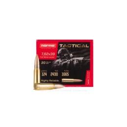 Norma Tactical cal. 7,62x39 124gr - Boite de 20 cps