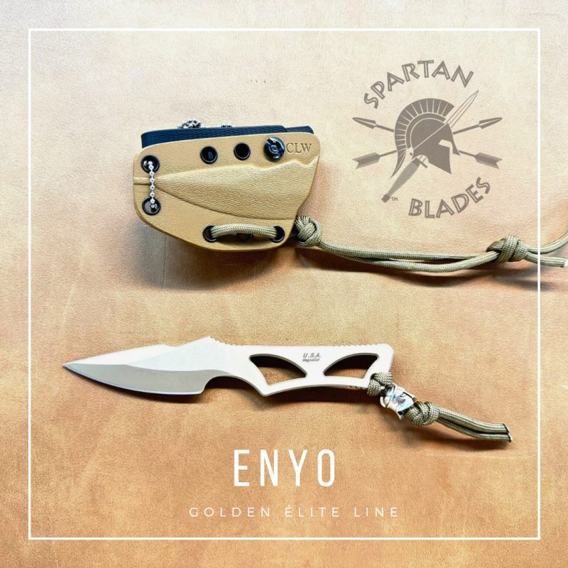 Enyo mit Kydex IWB-Holster - Gold Elite Linie - Spartan Blades