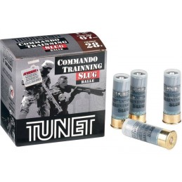 Tunet 12/67,5 Slug Commando Training 28G - Boite de 25 cps