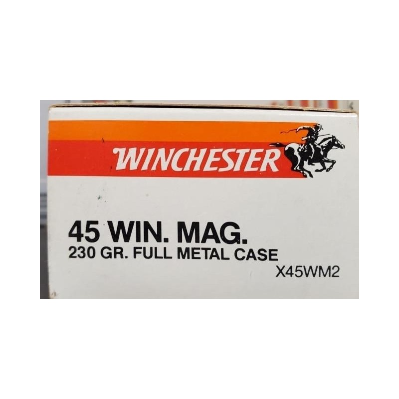 Winchester .45 Win Mag 230 gr F.M.C. - Box mit 20 Patronen