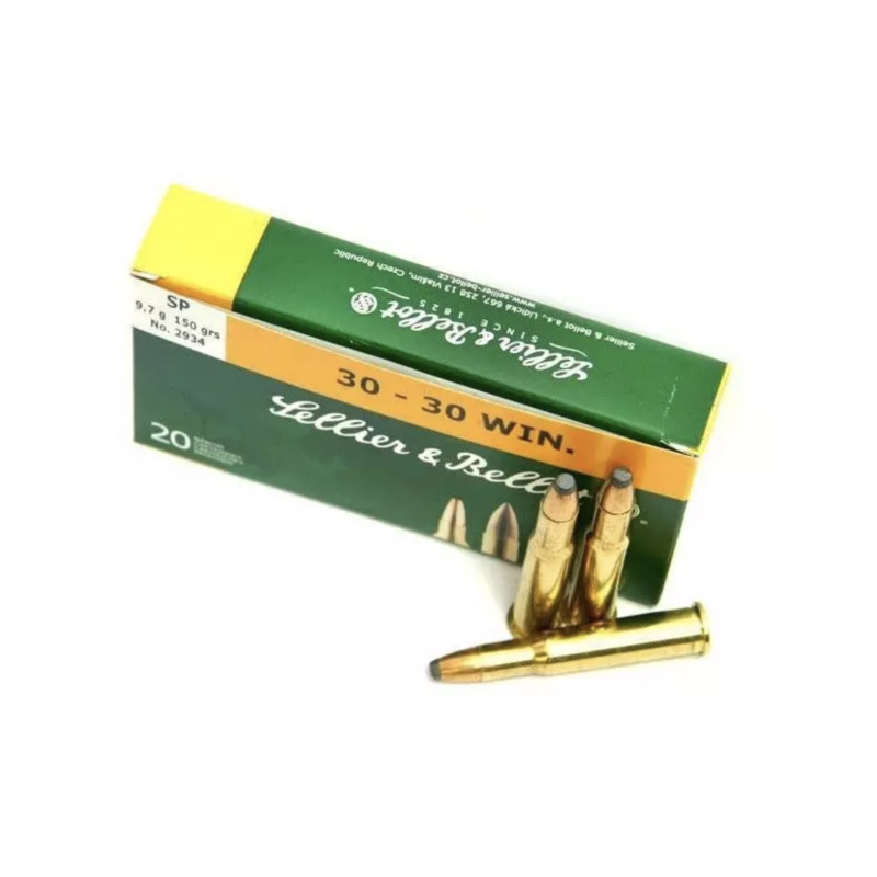 Sellier & Bellot cal. 30-30 Win. SP 150 grs / 9,7g - Boîte de 20 cps