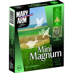 Mary Arm Mini Mag cal.12/70 40g n.6 plomb de 2,75 - Boite de 10 cps