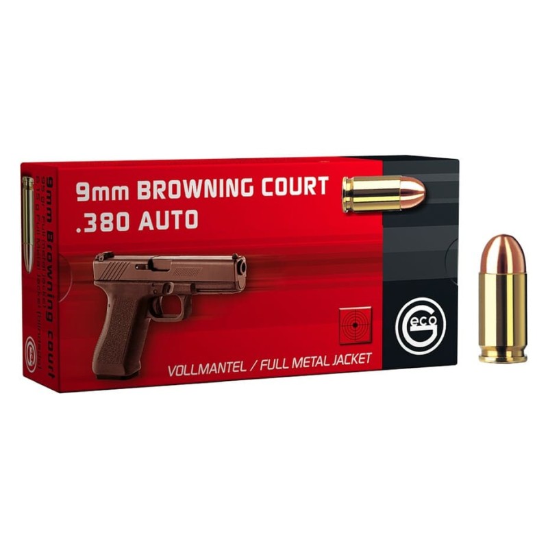 Geco 380 ACP / 9mm Browning Short FMJ 6,2g / 95 grs - Box mit 50 Patronen