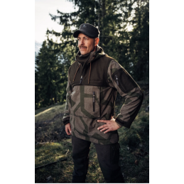 Anorak Ranger, loden avec camouflage orbis