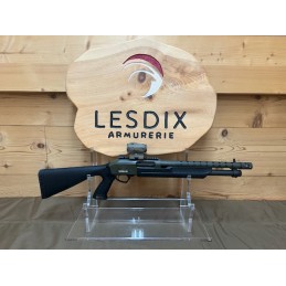 OCC-. Fusil à Pompe Fabarm Martial Vert 12/76 + Red Dot Vortex Sparc AR Tan