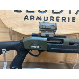 OCC-. Fusil à Pompe Fabarm Martial Vert 12/76 + Red Dot Vortex Sparc AR Tan
