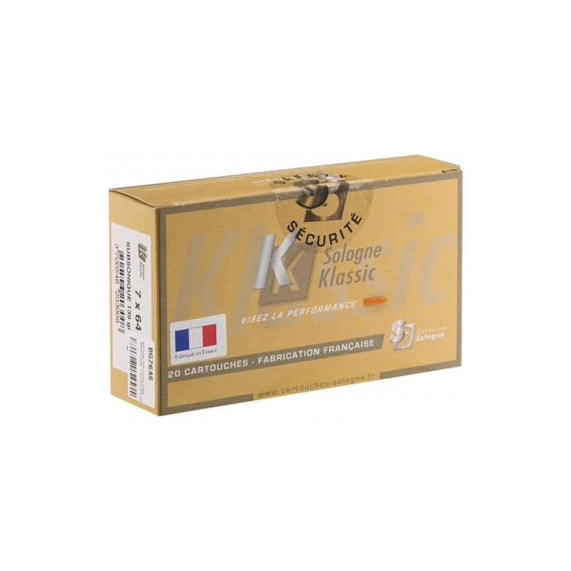 GPA Sologne 7x64 Subsonique 139 gr/9g Boite de 20 Cps GPA Sologne 7x64 Subsonique 139 gr/9g Boite de 20 Cps