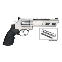 SMITH & WESSON PERFORMANCE CENTER MODEL 686 COMPETITOR .357 MAG REVOLVER 6RD 6", MATTE SILVER
