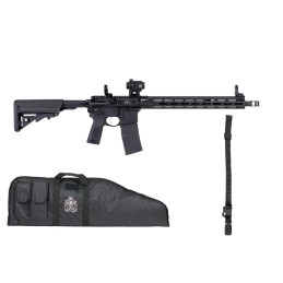 SPRINGFIELD SAINT VICTOR 16" 5.56 30RD B5 RIFLE GEAR UP, Noir + Red Dot + Sling