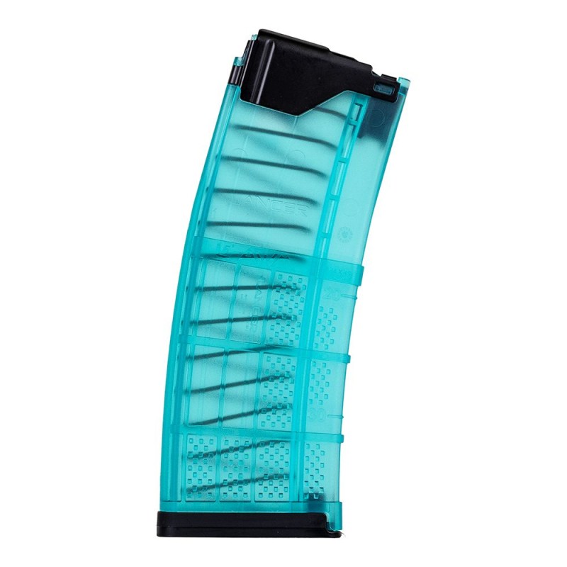 LANCER AR RIFLES 30 ROUND .223 REMINGTON/5.56 NATO MAGAZINE durchscheinendes Blau