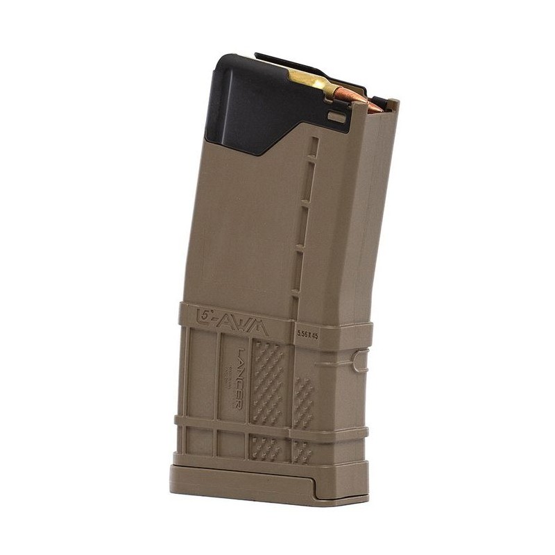 LANCER SYSTEMS L5AWM GEN 2 20RDS .223 REMINGTON/5.56X45MM/.300 AAC BLACKOUT, OPAQUE FLAT DARK EARTH