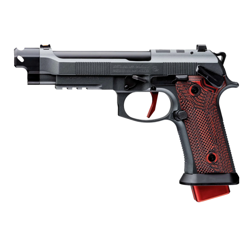 Beretta Pistol 92XI Gara W/ Gray / Red G10 Grip 9mm 5.1" 22rd Pistol -