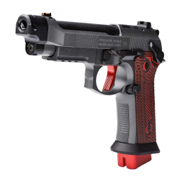 Beretta Pistol 92XI Gara W/ Gray / Red G10 Grip 9mm 5.1" 22rd Pistol -