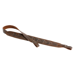 Bretelle d'arme cuir piqué