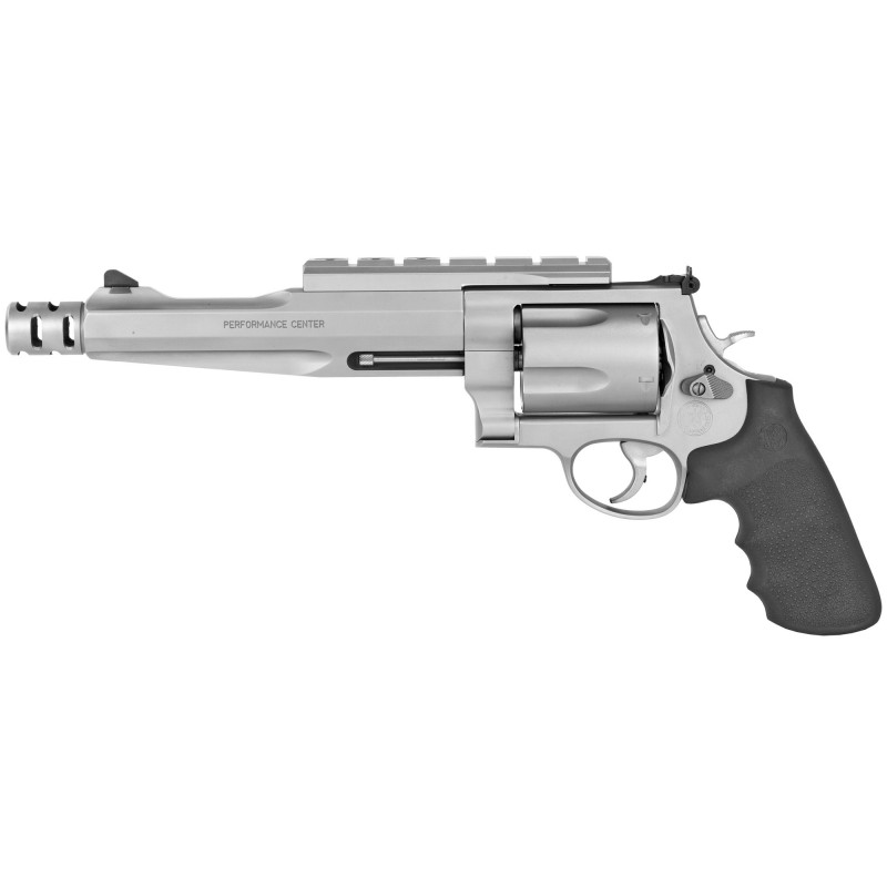 SMITH & WESSON 500 .500 S&W REVOLVER, 7.5" BARREL, ADJUSTABLE SIGHTS, SILVER