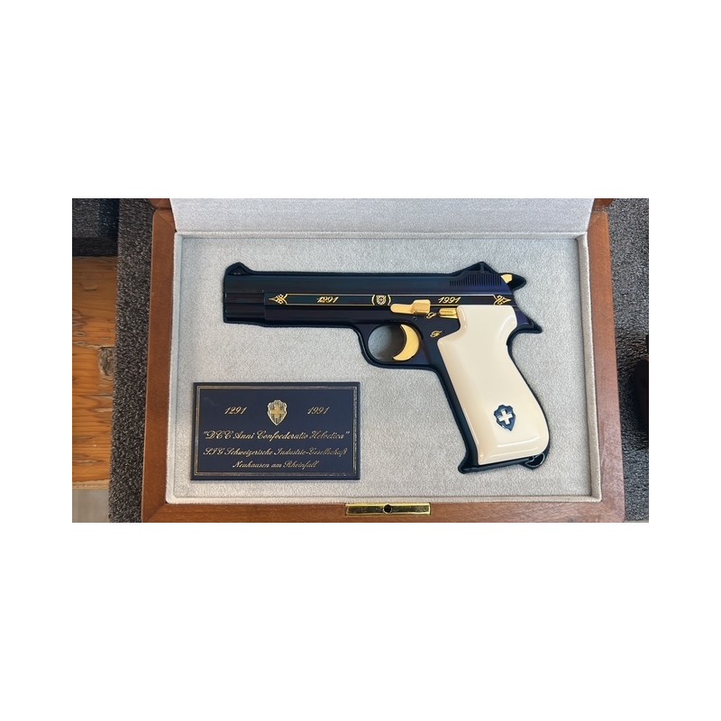 Pistolet Sig P210 Jubilé 700 ans 1291–1991 9x19