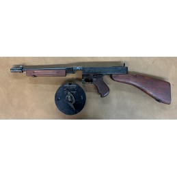 occ-Pistolet mitrailleur Thompson 1928A1 Full Auto Cal .45ACP + 1 Mag Tambour + 5 Mags Droits