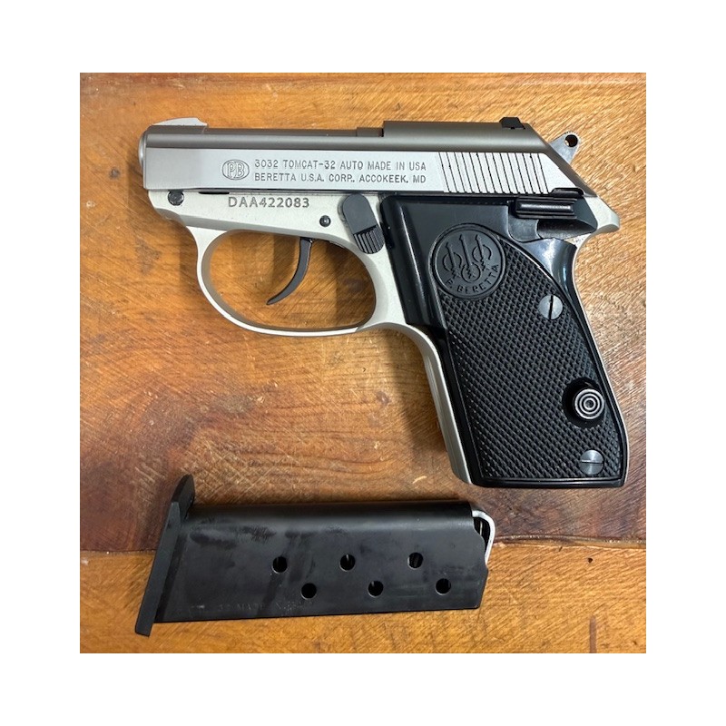 OCC_Pistolet Beretta 3032 TOMCAT INOX 32ACP/ 7,65 Browning