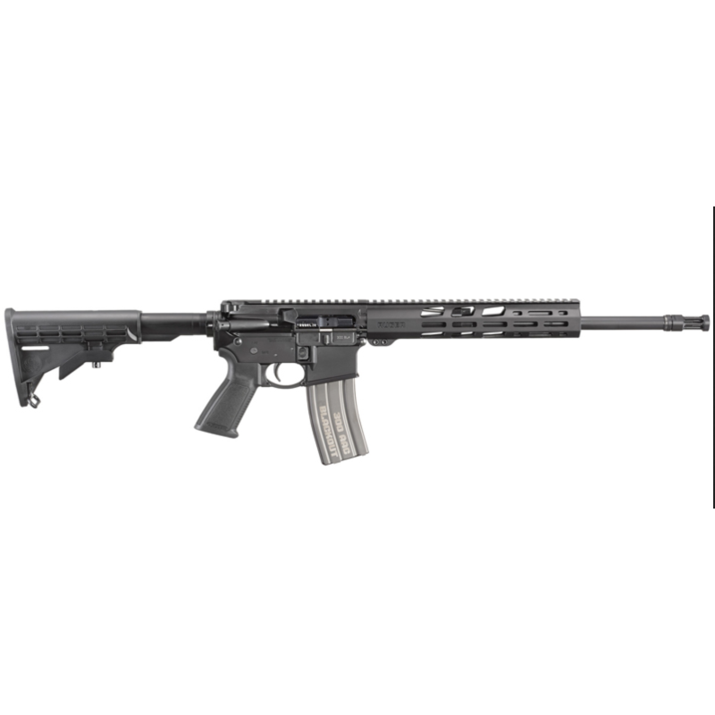 Ruger, Semi-automatique, AR-556 MPR, .450 Bushmaster, 18.63", MT11/16"-24, 5 coups, Black, Collapsible