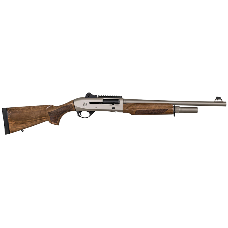 Military Armament Corporation 2 Tactical Marine 12 Gauge Semi-Auto Shotgun 18.50", Turkish Walnut