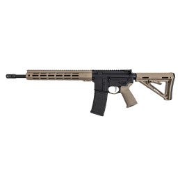 PSA 16" Mid-Length 5.56 NATO 1/7 Nitride 13" Lightweight Hex M-Lok MOE EPT Stealth Rifle, FDE