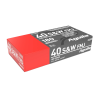 Aguila cartouches .40S&W, 180gr FMJ Boite de 50 cps
