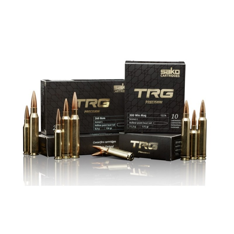 Sako Ammo 6.5 Creedmoor TRG Precision HPBT 8.8 g / 136 gr Boite de 20 cps