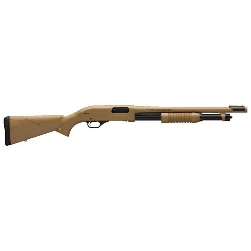 Winchester SXP Defender 18" 12 Gauge Shotgun 3" Pump Action, Dark Earth