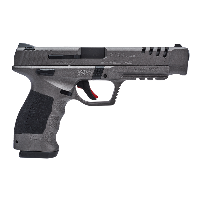 SAR USA SAR9 9mm 5.2" (1) 19rd (1) 17rd Pistol, Platinum