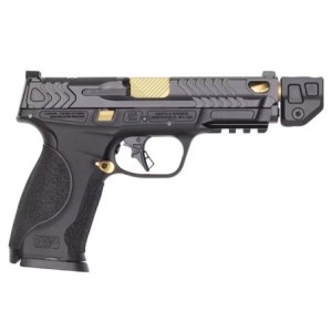 SMITH & WESSON M&P9 M2.0 9mm 4.8in 23rd Black/Gold Semi-Automatic Pistol