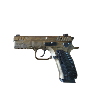 Pistolet CZ Shadow 2 Compact Carry OR 9mm Para 15 coups FDE / Bronze Camo limited