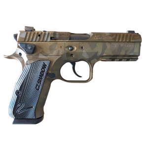 Pistolet CZ Shadow 2 Compact Carry OR 9mm Para 15 coups FDE / Bronze Camo limited