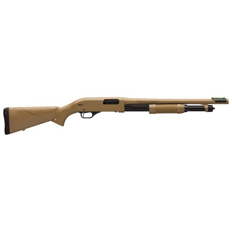 Winchester SXP Defender 18" 12 Gauge Shotgun 3" Pump Action, Dark Earth